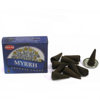 МИРРА: MYRRH БЛАГОВОНИЯ конусы HEM