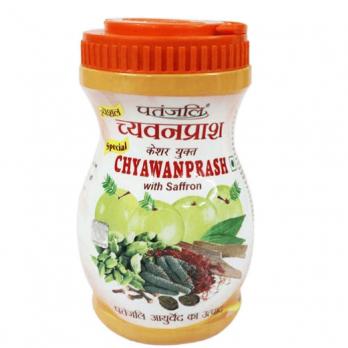 Чаванпраш Патанджали с шафраном / Patanjali Chyawanprash with Saffron 500gr