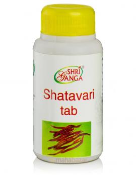 Шатавари, 120 таб, Шри Ганга,  Shatavari Tab, 120 tabs, Shri Ganga